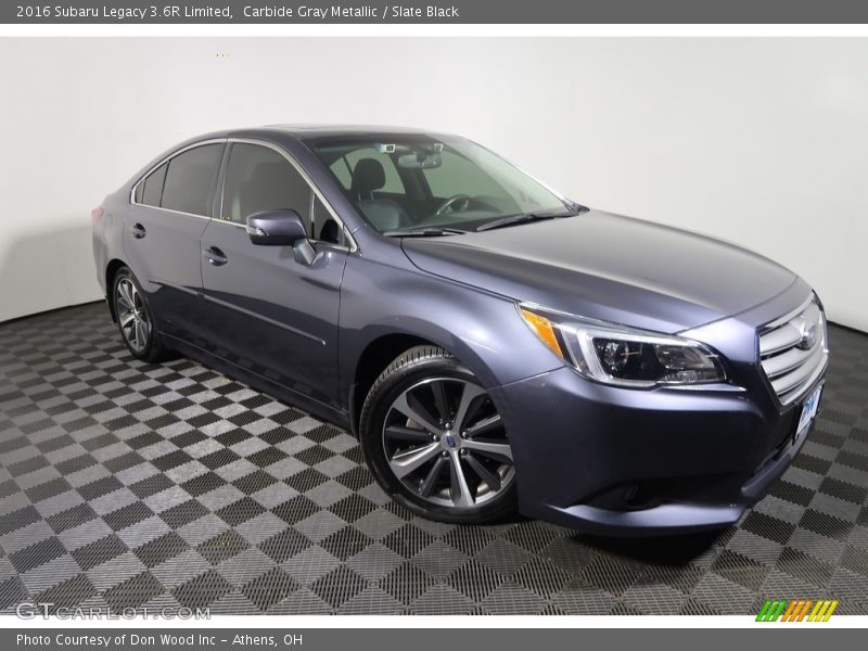 Carbide Gray Metallic / Slate Black 2016 Subaru Legacy 3.6R Limited