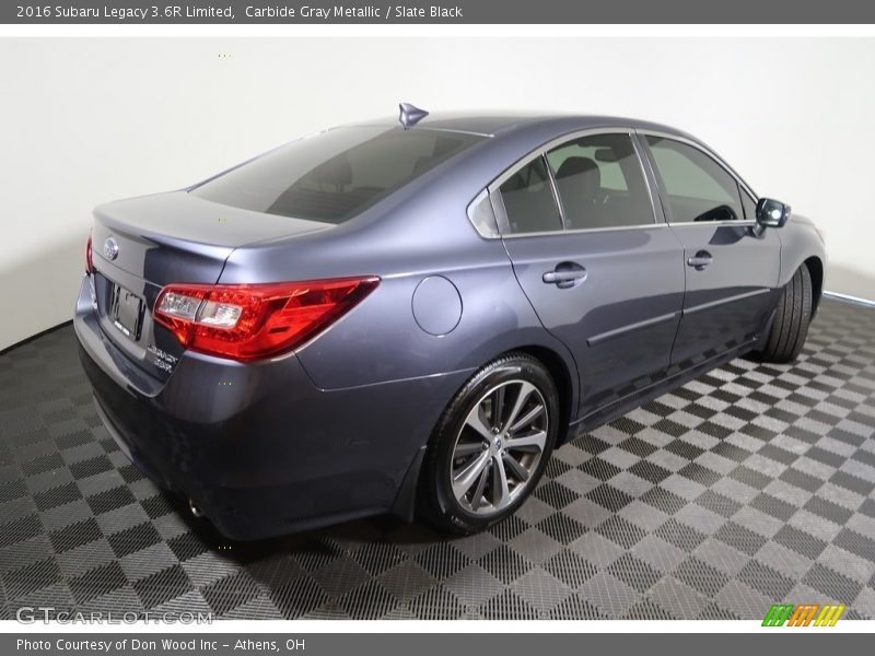 Carbide Gray Metallic / Slate Black 2016 Subaru Legacy 3.6R Limited