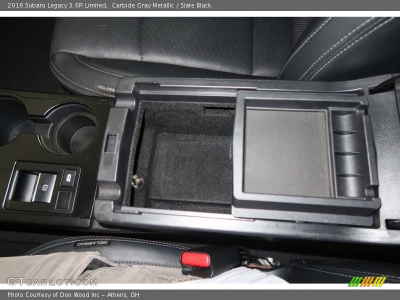Carbide Gray Metallic / Slate Black 2016 Subaru Legacy 3.6R Limited