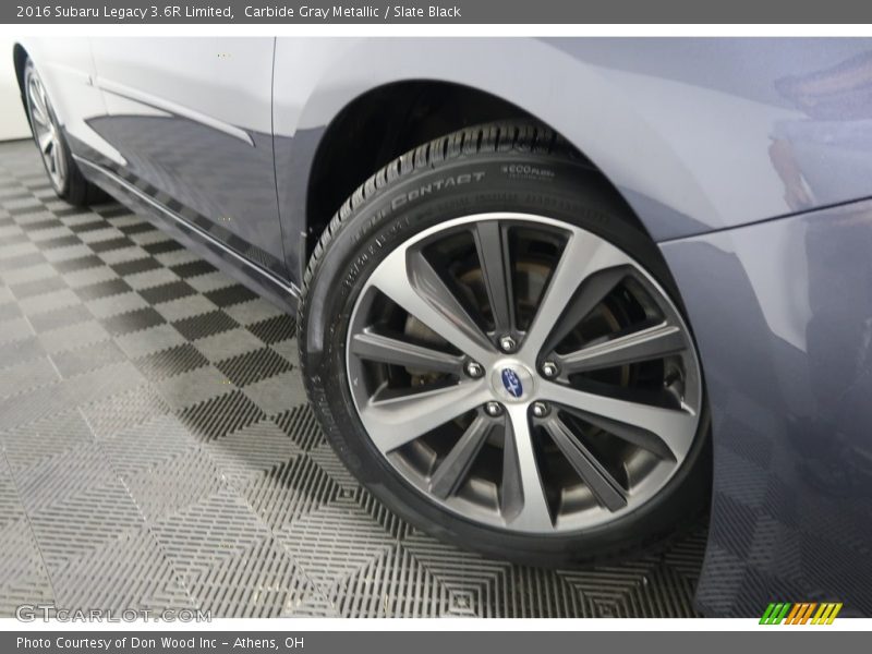 Carbide Gray Metallic / Slate Black 2016 Subaru Legacy 3.6R Limited