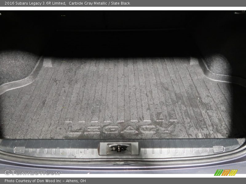Carbide Gray Metallic / Slate Black 2016 Subaru Legacy 3.6R Limited