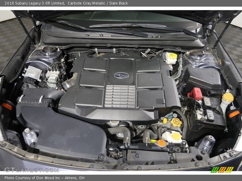 Carbide Gray Metallic / Slate Black 2016 Subaru Legacy 3.6R Limited