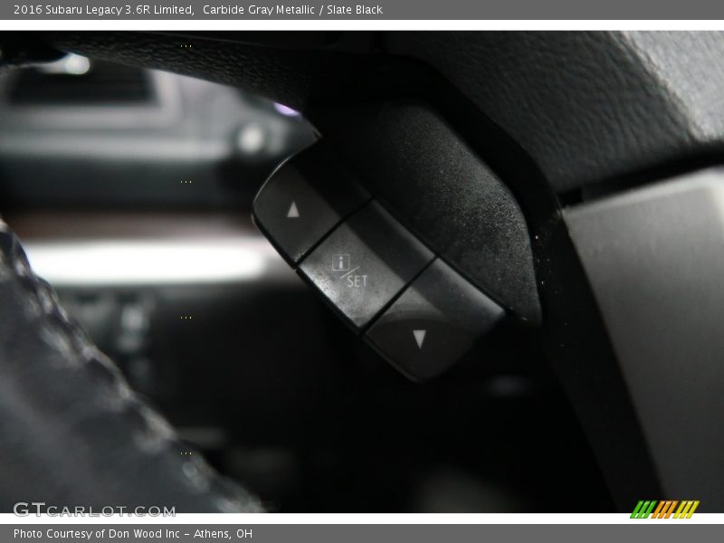 Carbide Gray Metallic / Slate Black 2016 Subaru Legacy 3.6R Limited