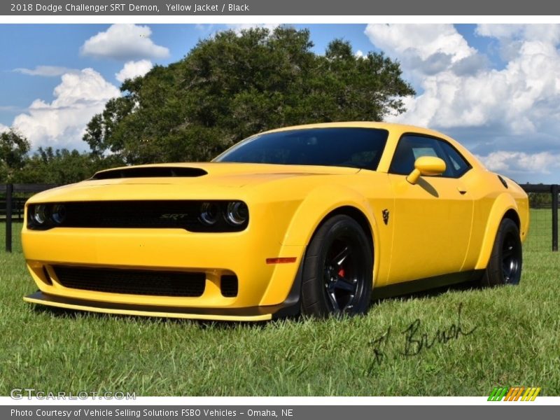  2018 Challenger SRT Demon Yellow Jacket