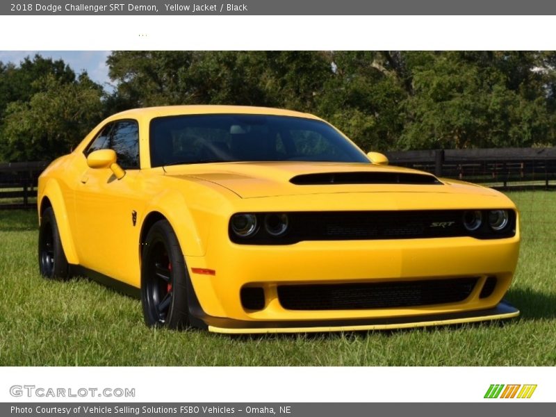 Yellow Jacket / Black 2018 Dodge Challenger SRT Demon