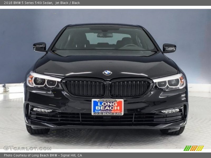Jet Black / Black 2018 BMW 5 Series 540i Sedan