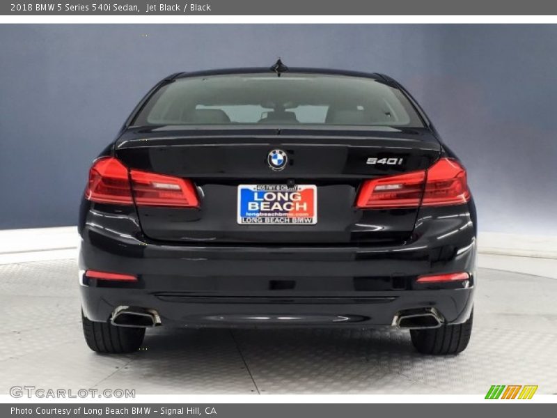 Jet Black / Black 2018 BMW 5 Series 540i Sedan