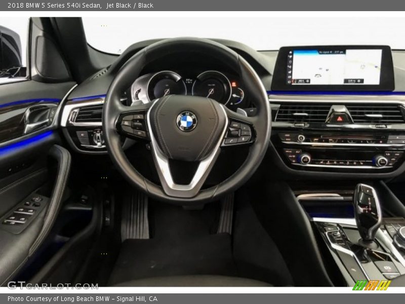 Jet Black / Black 2018 BMW 5 Series 540i Sedan