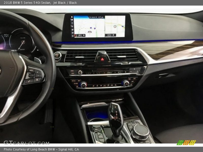 Jet Black / Black 2018 BMW 5 Series 540i Sedan