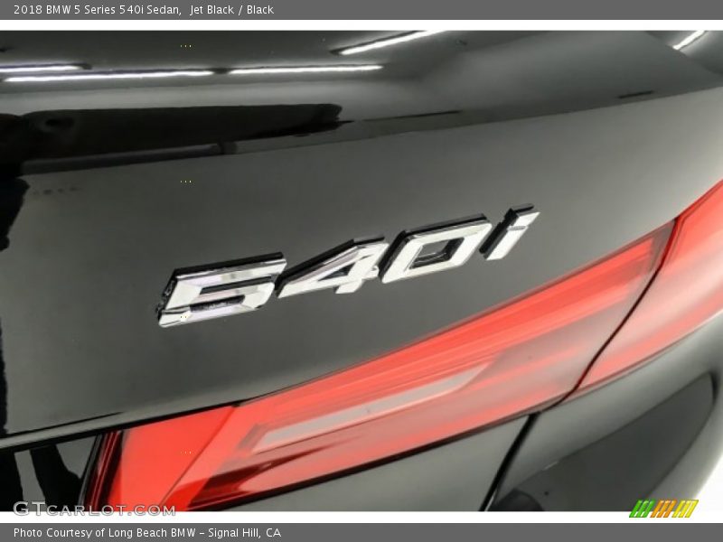 Jet Black / Black 2018 BMW 5 Series 540i Sedan
