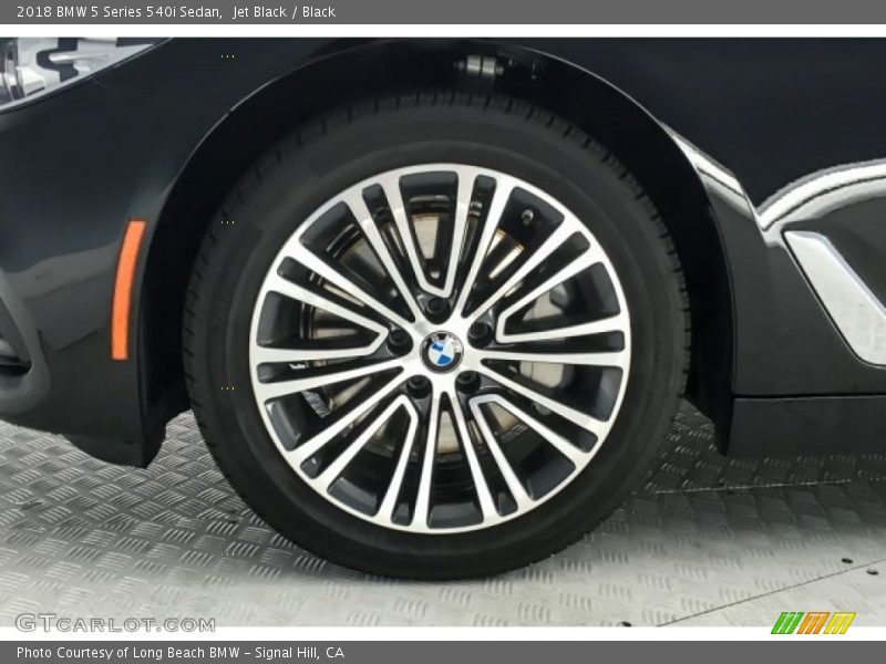 Jet Black / Black 2018 BMW 5 Series 540i Sedan