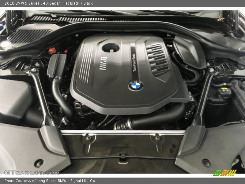 Jet Black / Black 2018 BMW 5 Series 540i Sedan
