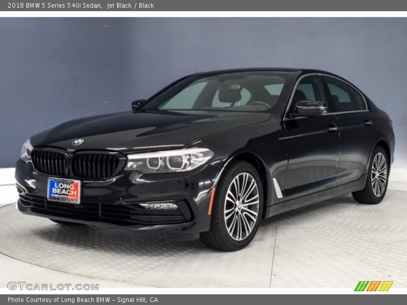 Jet Black / Black 2018 BMW 5 Series 540i Sedan