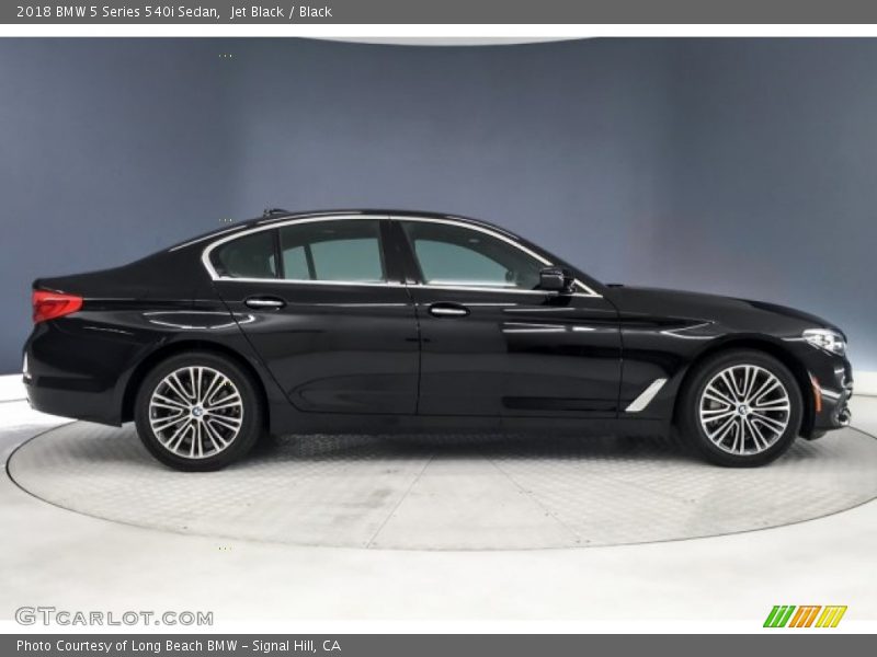 Jet Black / Black 2018 BMW 5 Series 540i Sedan