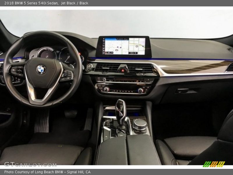 Jet Black / Black 2018 BMW 5 Series 540i Sedan