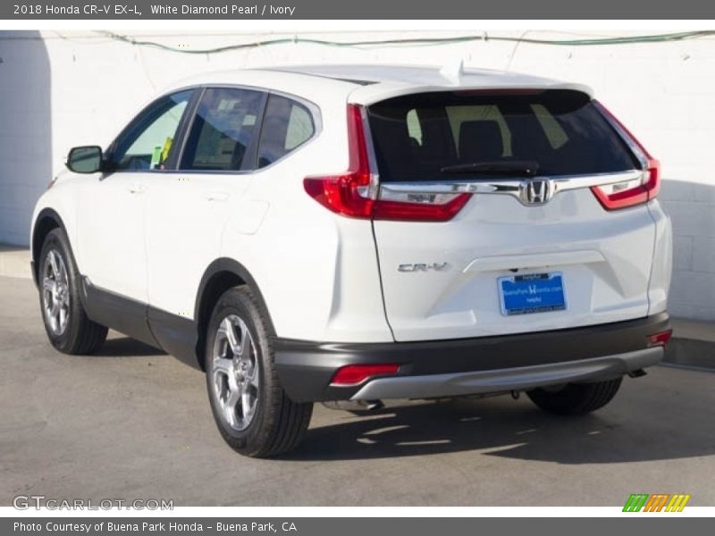 White Diamond Pearl / Ivory 2018 Honda CR-V EX-L