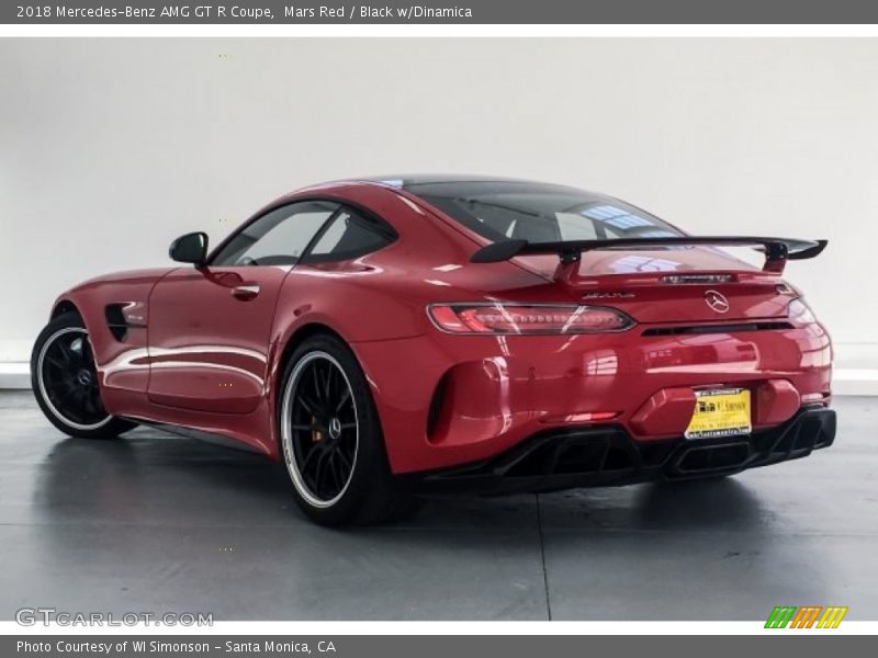 Mars Red / Black w/Dinamica 2018 Mercedes-Benz AMG GT R Coupe