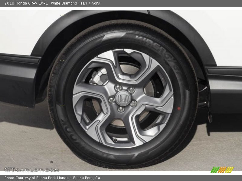 White Diamond Pearl / Ivory 2018 Honda CR-V EX-L