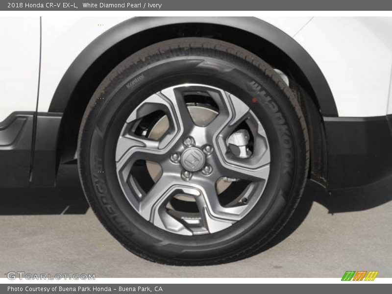 White Diamond Pearl / Ivory 2018 Honda CR-V EX-L