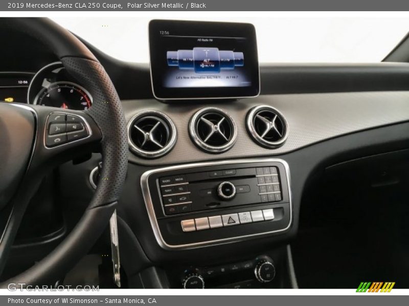 Polar Silver Metallic / Black 2019 Mercedes-Benz CLA 250 Coupe