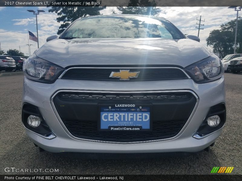 Silver Ice Metallic / Jet Black 2017 Chevrolet Spark LT