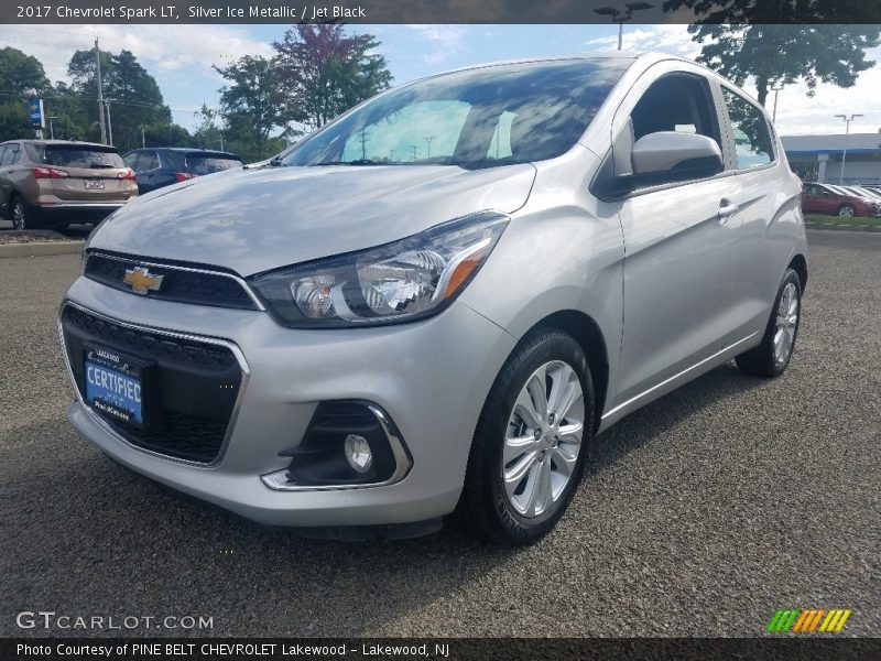 Silver Ice Metallic / Jet Black 2017 Chevrolet Spark LT
