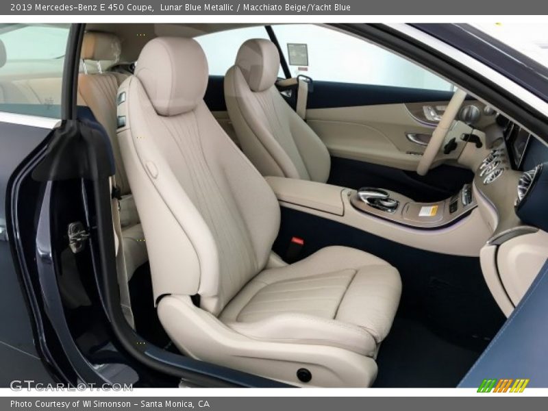  2019 E 450 Coupe Macchiato Beige/Yacht Blue Interior