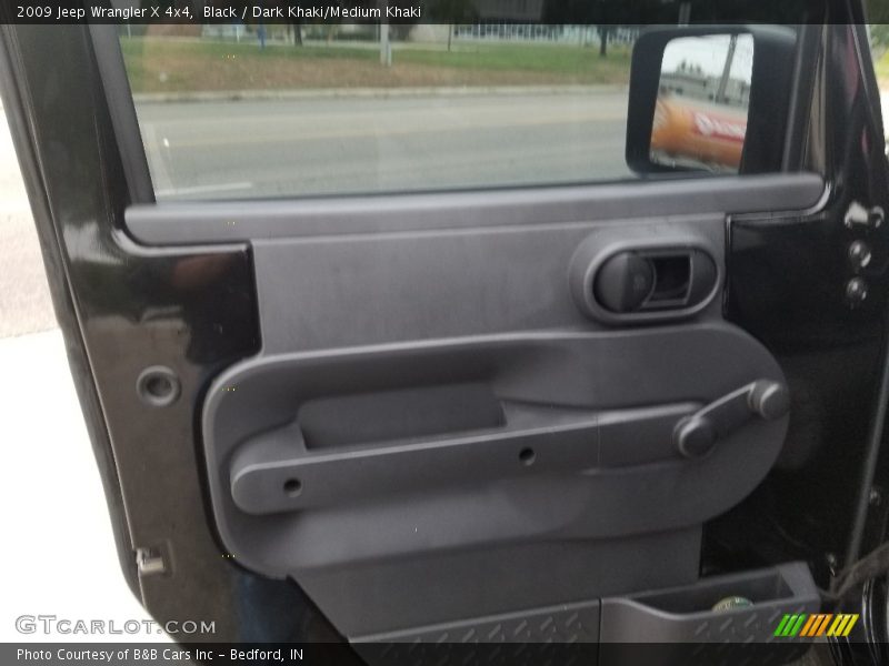 Black / Dark Khaki/Medium Khaki 2009 Jeep Wrangler X 4x4