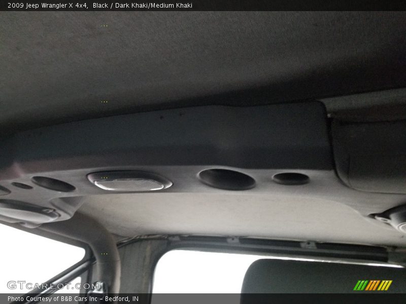 Black / Dark Khaki/Medium Khaki 2009 Jeep Wrangler X 4x4