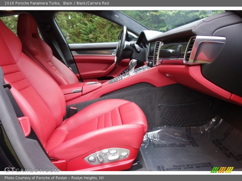 Front Seat of 2016 Panamera Turbo