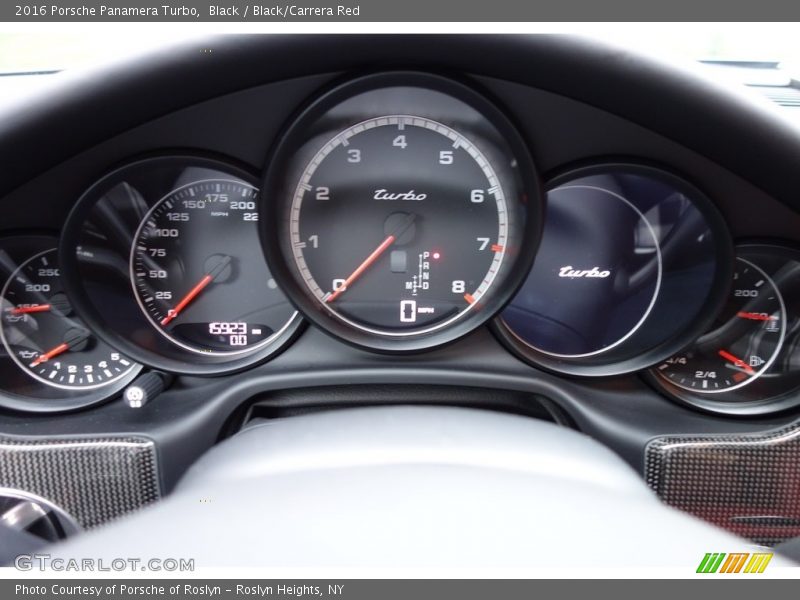  2016 Panamera Turbo Turbo Gauges