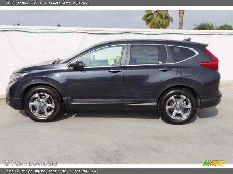 Gunmetal Metallic / Gray 2018 Honda CR-V EX