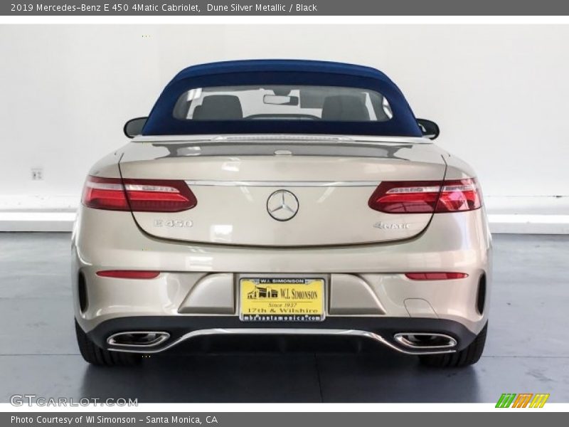 Dune Silver Metallic / Black 2019 Mercedes-Benz E 450 4Matic Cabriolet