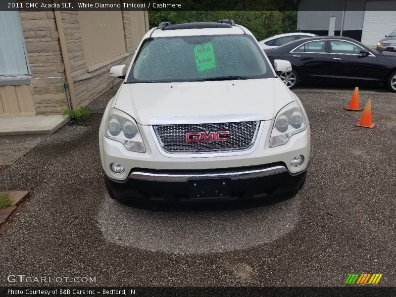 White Diamond Tintcoat / Cashmere 2011 GMC Acadia SLT