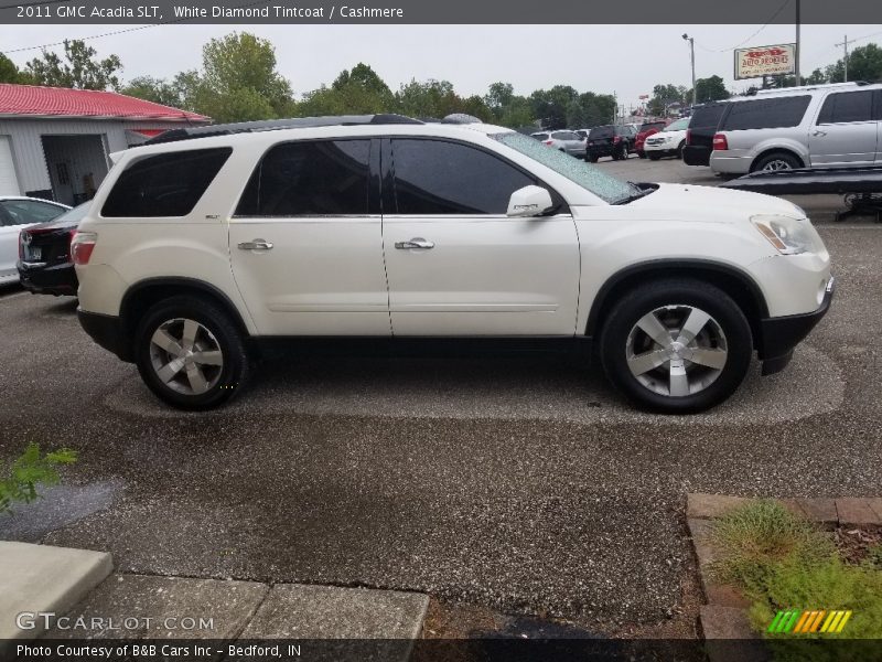 White Diamond Tintcoat / Cashmere 2011 GMC Acadia SLT