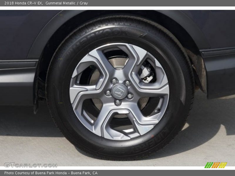 Gunmetal Metallic / Gray 2018 Honda CR-V EX
