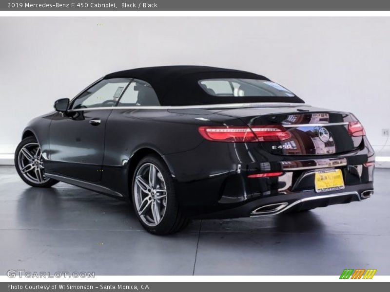 Black / Black 2019 Mercedes-Benz E 450 Cabriolet