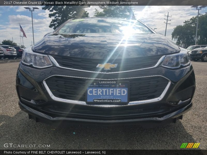 Mosaic Black Metallic / Dark Atmosphere/Medium Atmosphere 2017 Chevrolet Cruze LS