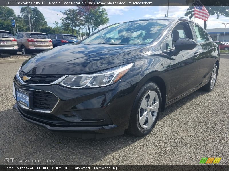 Mosaic Black Metallic / Dark Atmosphere/Medium Atmosphere 2017 Chevrolet Cruze LS