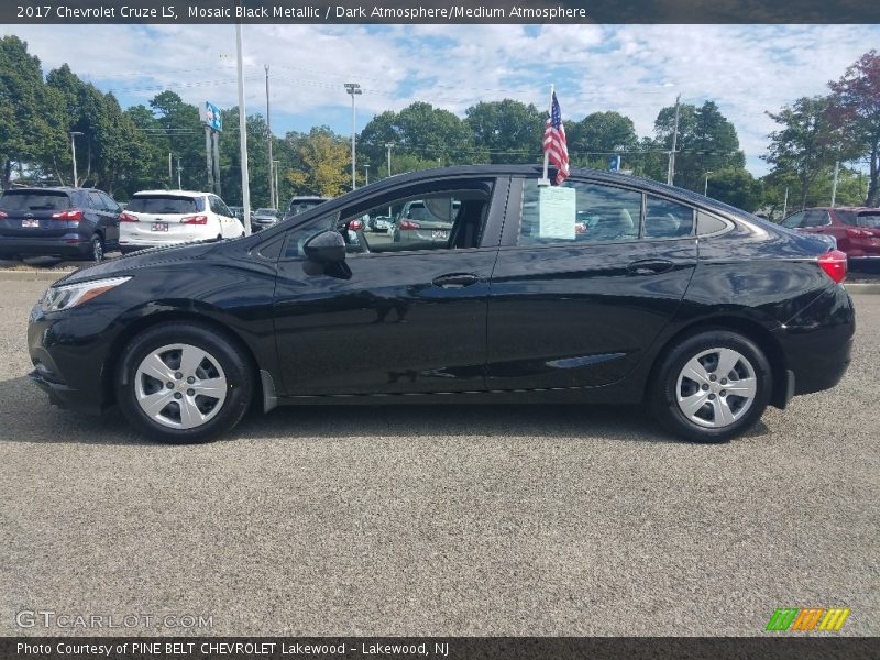 Mosaic Black Metallic / Dark Atmosphere/Medium Atmosphere 2017 Chevrolet Cruze LS