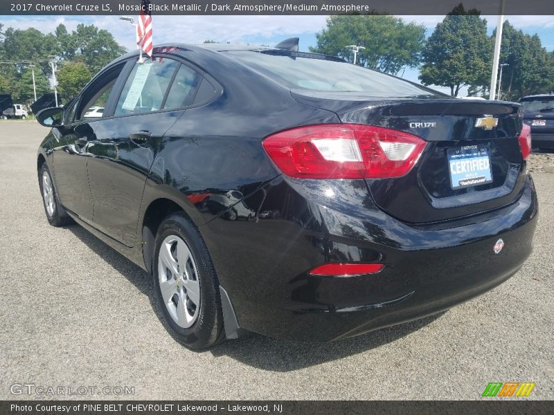 Mosaic Black Metallic / Dark Atmosphere/Medium Atmosphere 2017 Chevrolet Cruze LS