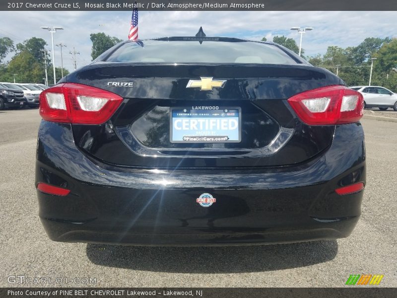 Mosaic Black Metallic / Dark Atmosphere/Medium Atmosphere 2017 Chevrolet Cruze LS