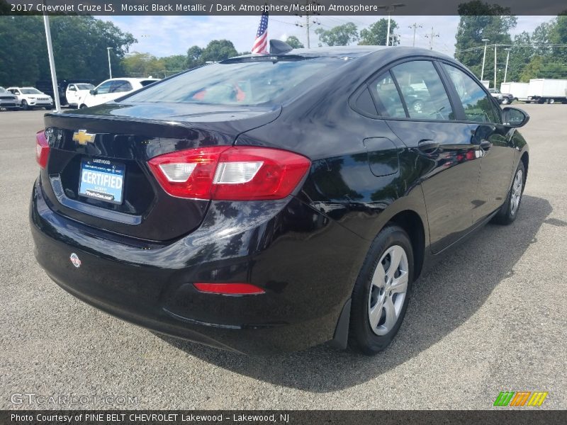 Mosaic Black Metallic / Dark Atmosphere/Medium Atmosphere 2017 Chevrolet Cruze LS