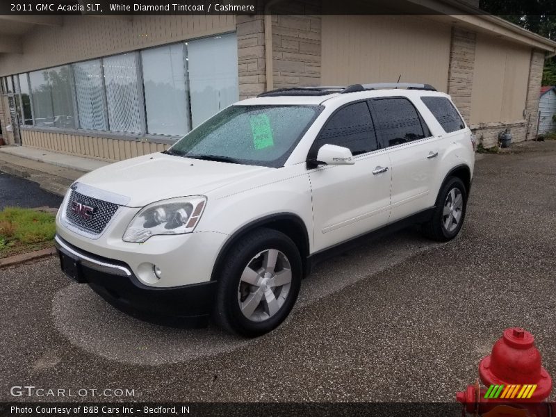 White Diamond Tintcoat / Cashmere 2011 GMC Acadia SLT