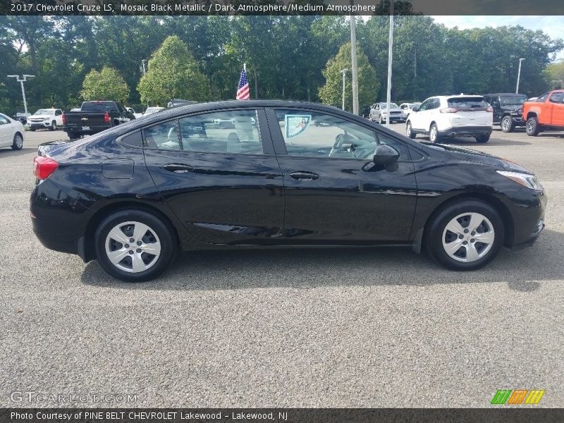 Mosaic Black Metallic / Dark Atmosphere/Medium Atmosphere 2017 Chevrolet Cruze LS