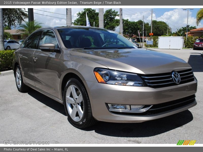 Titanium Beige / Titan Black 2015 Volkswagen Passat Wolfsburg Edition Sedan