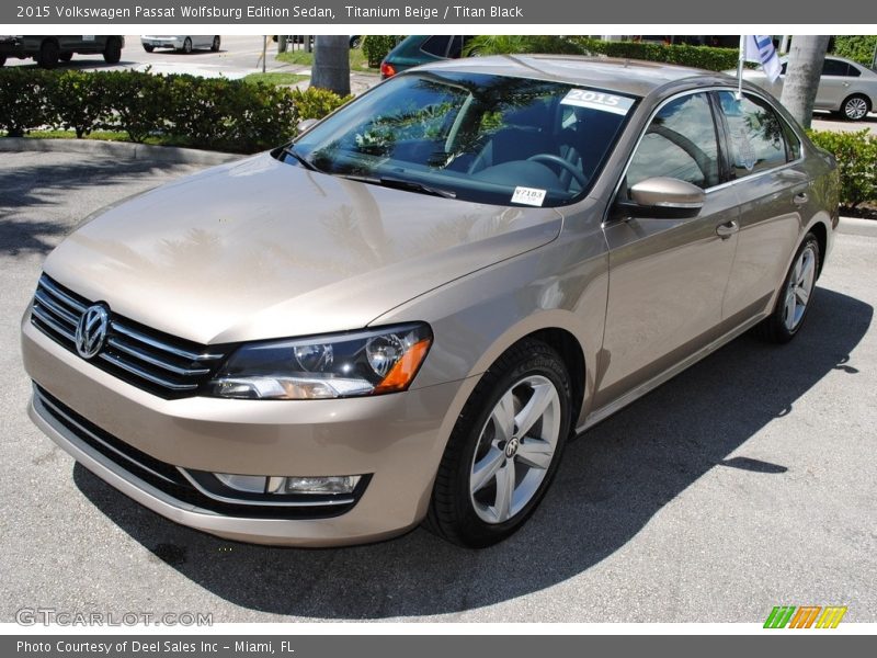 Titanium Beige / Titan Black 2015 Volkswagen Passat Wolfsburg Edition Sedan