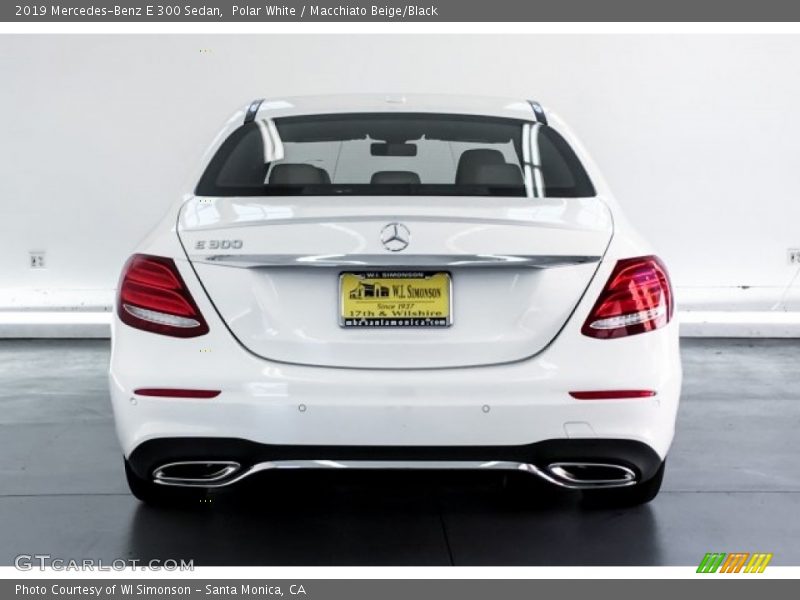 Polar White / Macchiato Beige/Black 2019 Mercedes-Benz E 300 Sedan