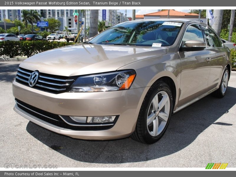 Titanium Beige / Titan Black 2015 Volkswagen Passat Wolfsburg Edition Sedan