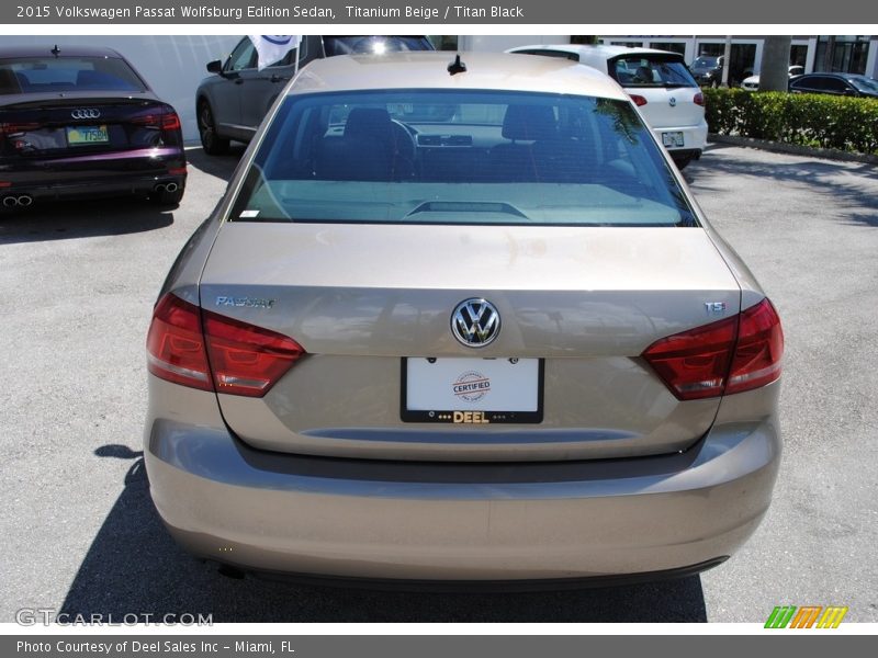 Titanium Beige / Titan Black 2015 Volkswagen Passat Wolfsburg Edition Sedan